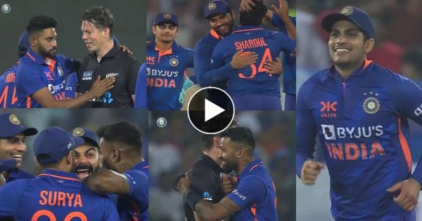 Ind Vs NZ : मैच जितते ही खुशी से पागल हुए रोहित शर्मा वायरल हुआ, भारत की जीत का जश्न VIDEO