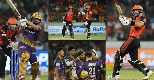 KKR vs SRH IPL: 31 चौका, 15 छक्का, हर गेंद पर अटकी सासे, 40 ओवर तक हुई 1 _1 रन की जंग, धड़कन रोक देने वाले मुकाबले में KKR ने मारी बाजी, देखे हाइलाइट