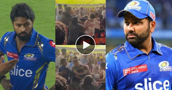 GT vs MI: रोहित शर्मा के चाहने वालों ने लाइव मैच में हार्दिक पंड्या के फैन को कूटा, जमकर चले लात-घुसे, वायरल हुआ VIDEO